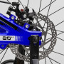 Детский магниевый велосипед 20`` CORSO «Speedline» MG-39427 (1) магниевая рама, дисковые тормоза, дополнительные колеса, собран на 75%